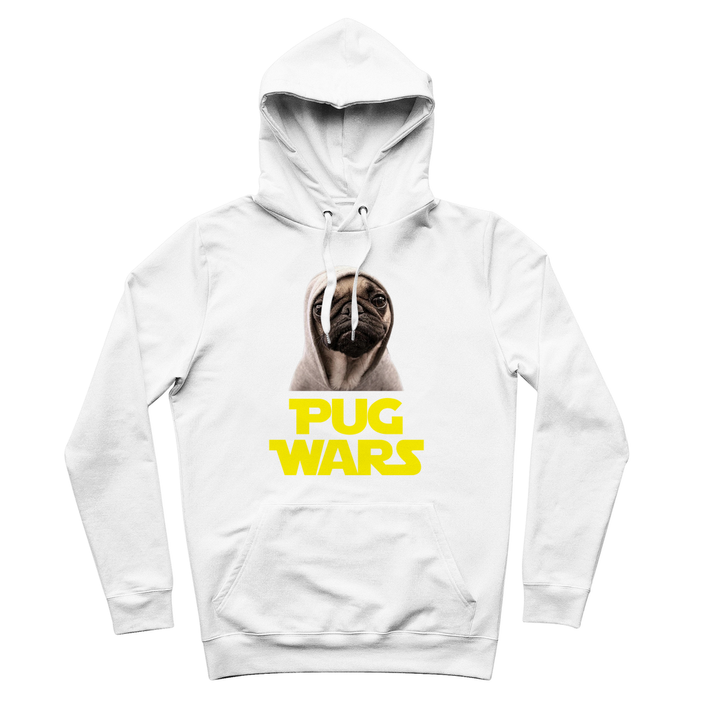 Pug Wars The Last Pug ﻿Premium Adult Hoodie Secondary image