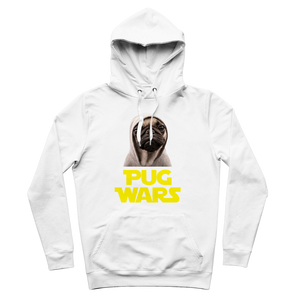 Pug Wars The Last Pug ﻿Premium Adult Hoodie Pug Wars The Last Pug ﻿Premium Adult Hoodie
