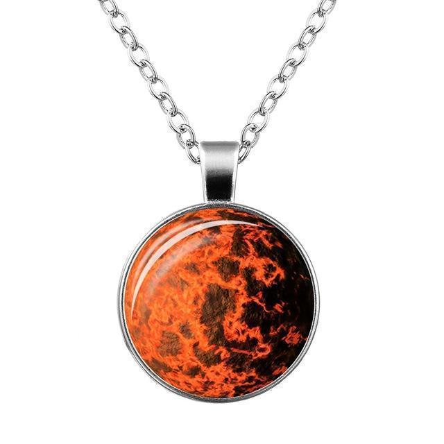 Glow in the Dark Planet Necklace