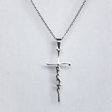 Stainless Steel Faith Cross Necklace faith necklace