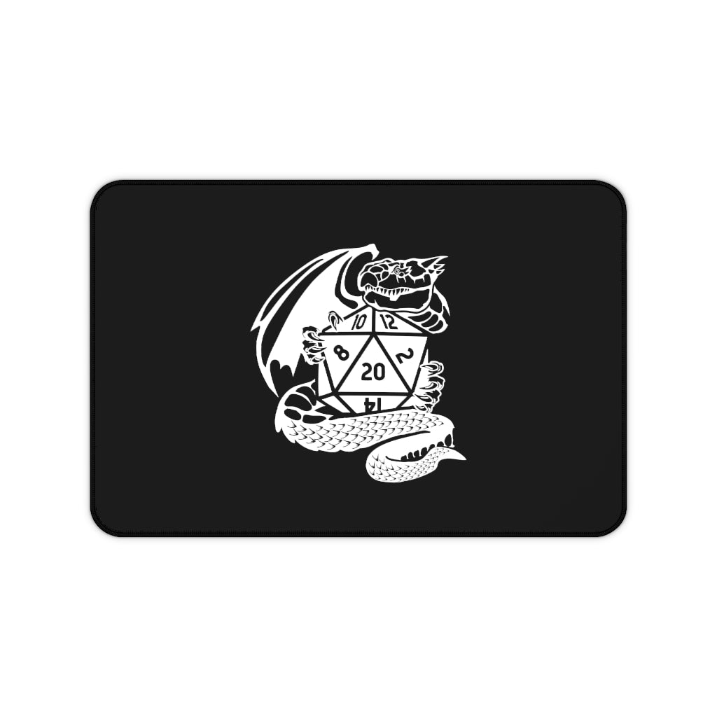 Dragon Fantasy RPG Dice Mouse Pad | Dungeon Master Mouse Mat | Tabletop RPG Mouse Pad | Tabletop Games | RPG Pad | Role Playing Desk Mat