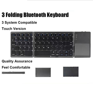 Triple Folding Bluetooth Wireless Keyboard Triple Folding Bluetooth Wireless Keyboard