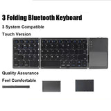 Triple Folding Bluetooth Wireless Keyboard Triple Folding Bluetooth Wireless Keyboard
