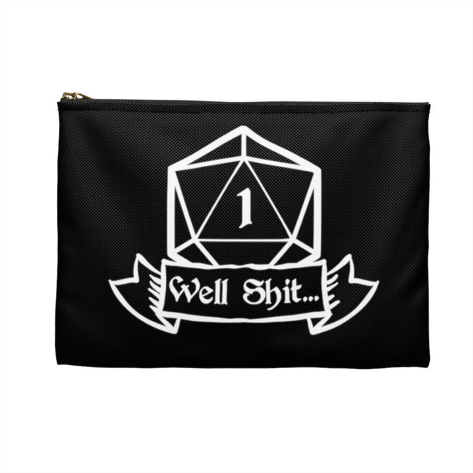 Well Shit Tabletop Gaming Dice Pouch | Tabletop RPG | Tabletop Games | RPG Accessory Pouch