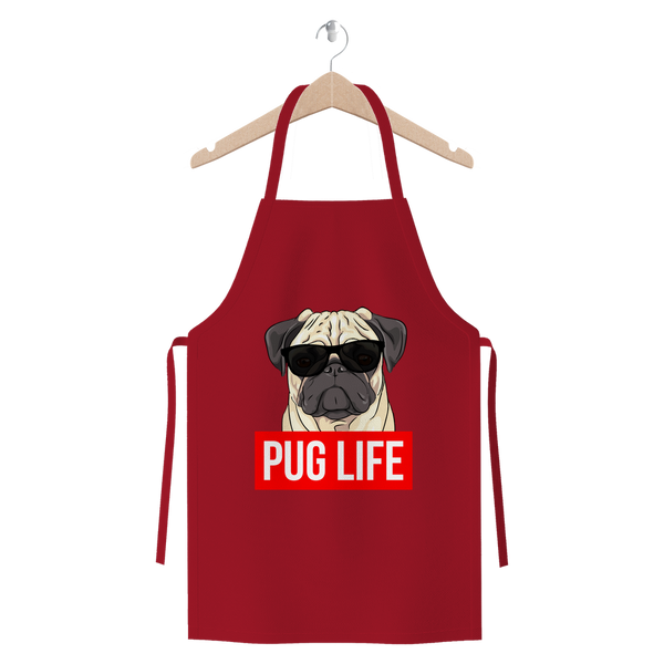 Pug Life - Pug Lover ﻿Premium Jersey Apron