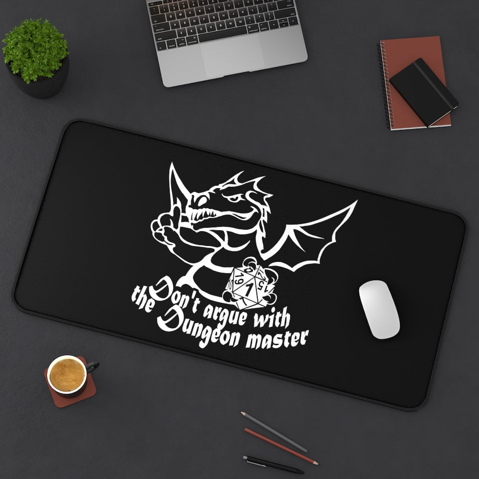 Dragon Fantasy RPG Dice Mouse Pad | Dungeon Master Mouse Mat | Tabletop RPG Mouse Pad | Tabletop Games | RPG Pad | Role Playing Desk Mat