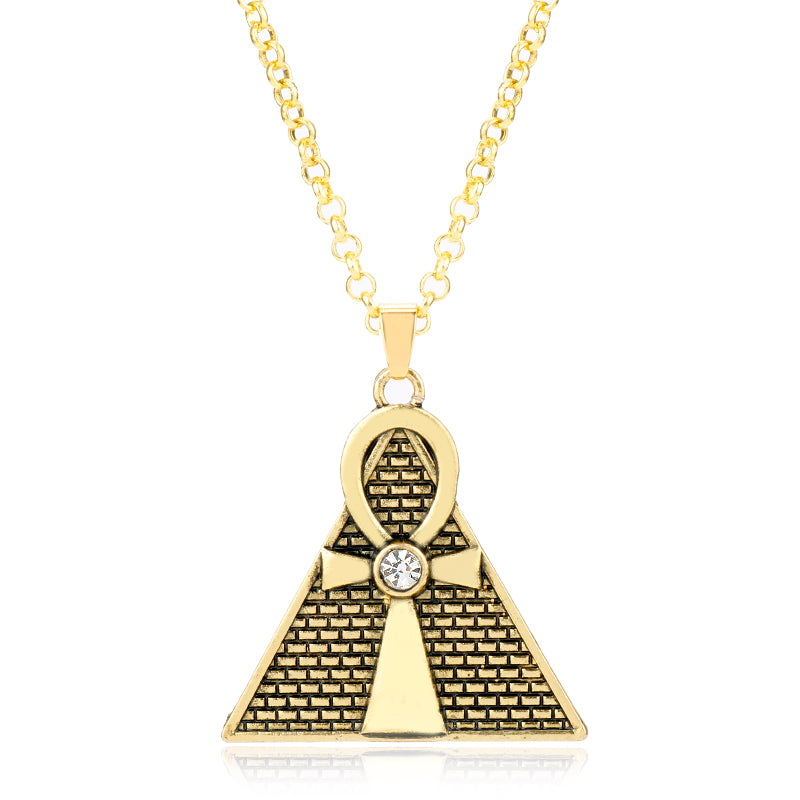 egyptian necklace, ankh necklace, nefertiti necklace, eye of horus necklace Main image