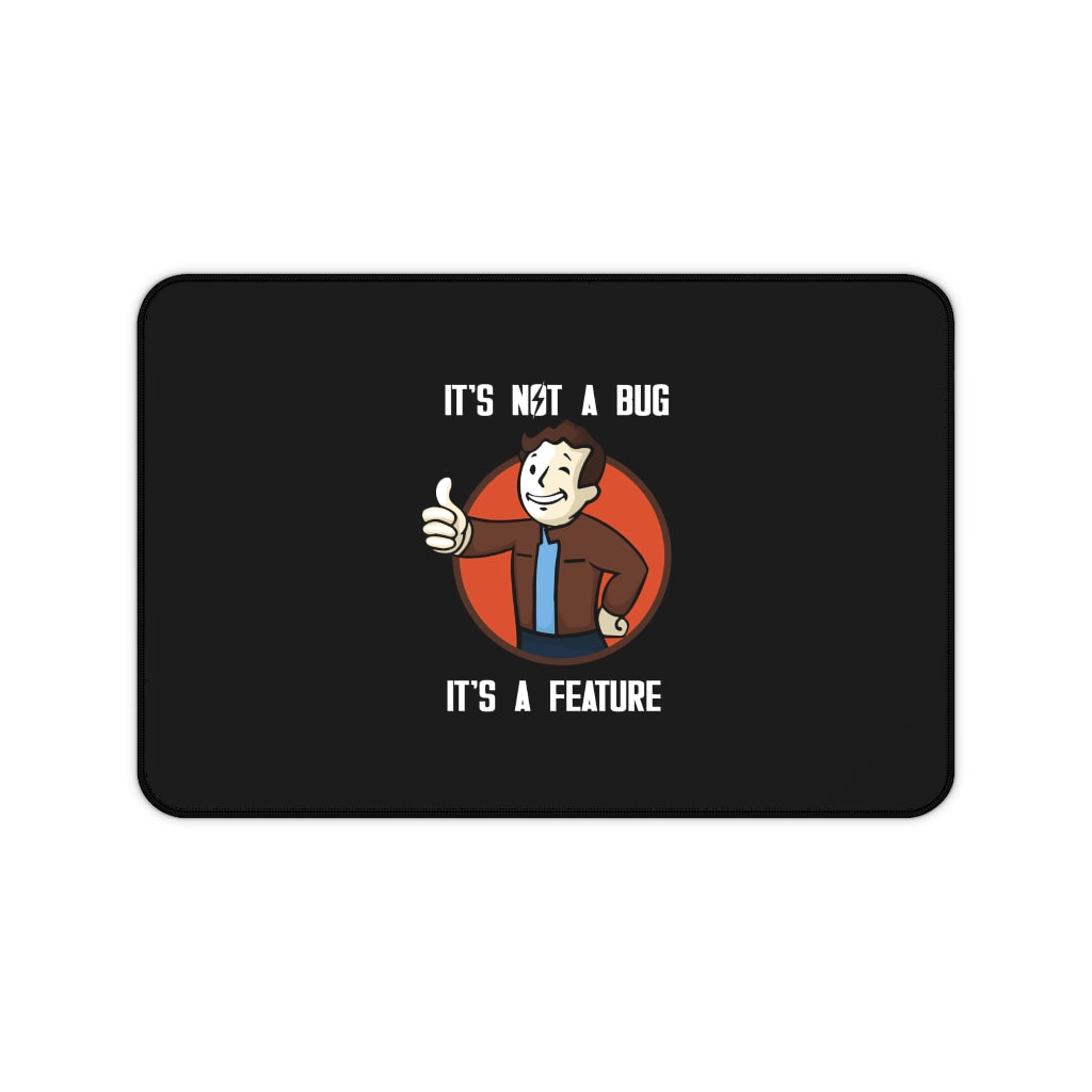 Todd It's Not A Bug It's A Feature RPG Fantasy Desk Mat | Video Game Mouse Mat | Gaming Mouse Pad