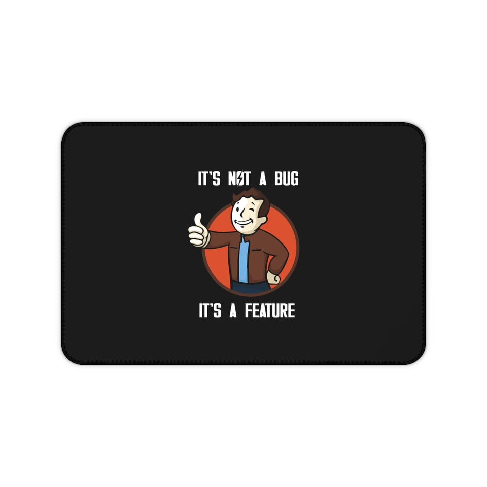 Todd It's Not A Bug It's A Feature RPG Fantasy Desk Mat | Video Game Mouse Mat | Gaming Mouse Pad