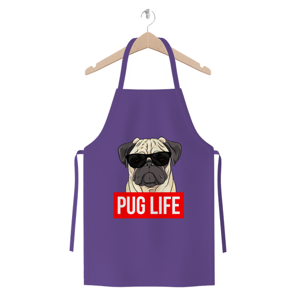 Pug Life - Pug Lover ﻿Premium Jersey Apron