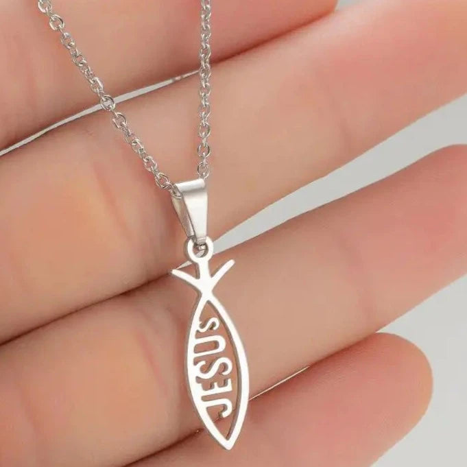 Jesus Christian Necklace Jesus Necklace Main image