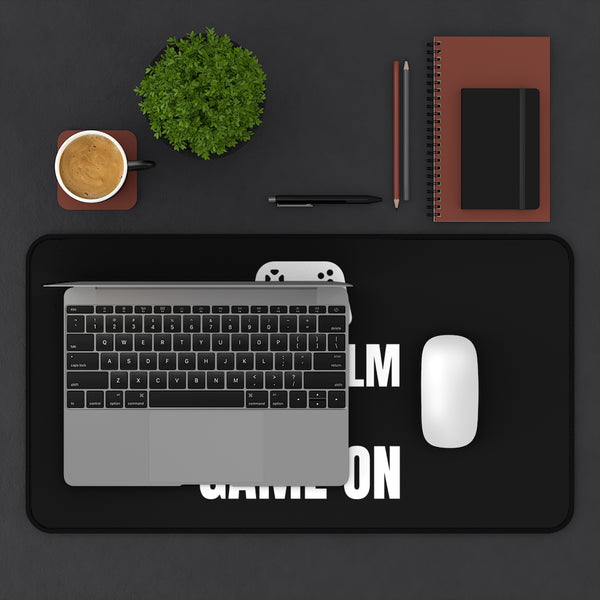 Keep Calm And Game On Desk Mat | Fantasy RPG Mouse Mat | Video Game Gaming Mouse Pad