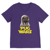 Pug Wars The Last Pug ﻿Classic V-Neck T-Shirt Pug Wars The Last Pug ﻿Classic V-Neck T-Shirt