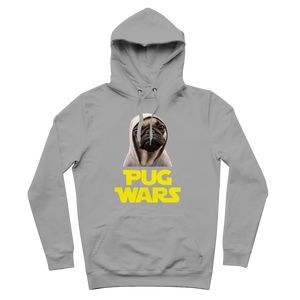 Pug Wars The Last Pug ﻿Premium Adult Hoodie Pug Wars The Last Pug ﻿Premium Adult Hoodie