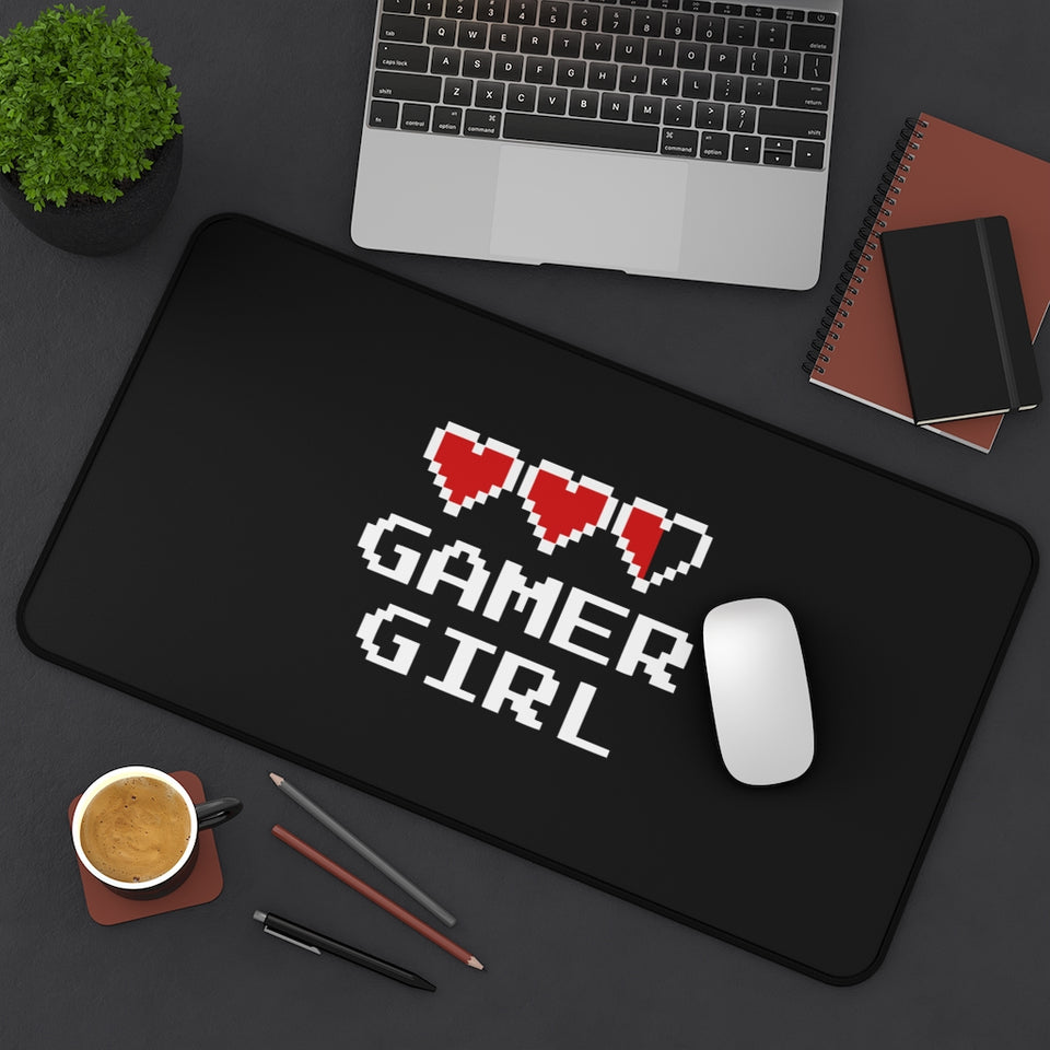 Gamer Girl Gaming RPG Fantasy Desk Mat | Gamer Girl Mouse Mat | Video Game Mouse Pad