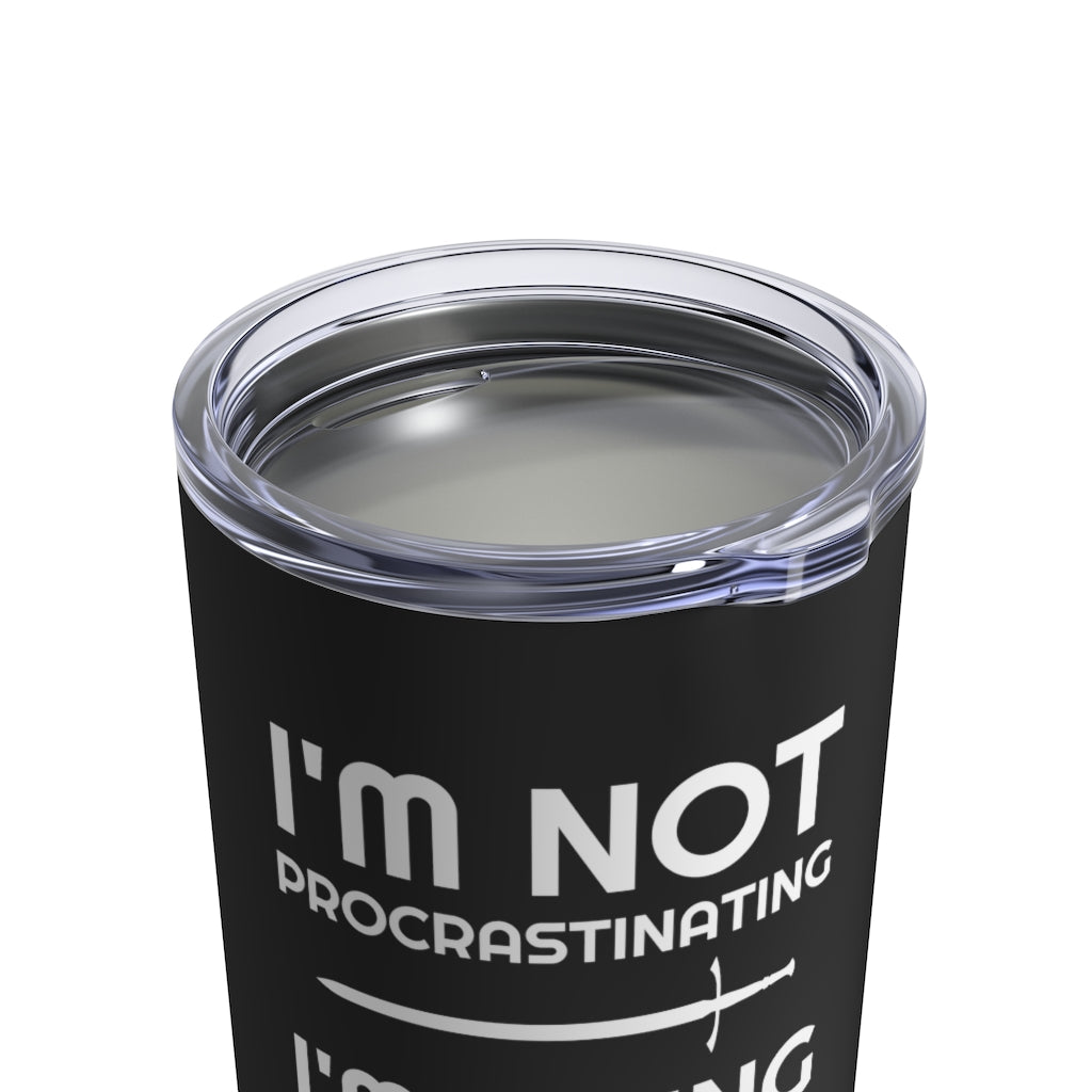 I'm Not Procrastinating I'm Doing Side Quests RPG 10 oz. Black Mug | Fantasy Gamer Gifts For Men Tumbler | RPG Gaming Tumbler 10oz