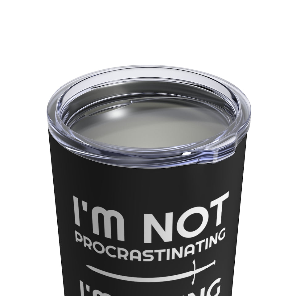 I'm Not Procrastinating I'm Doing Side Quests RPG 10 oz. Black Mug | Fantasy Gamer Gifts For Men Tumbler | RPG Gaming Tumbler 10oz