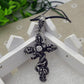 snake necklace, skull necklace, snake chain, snake pendant