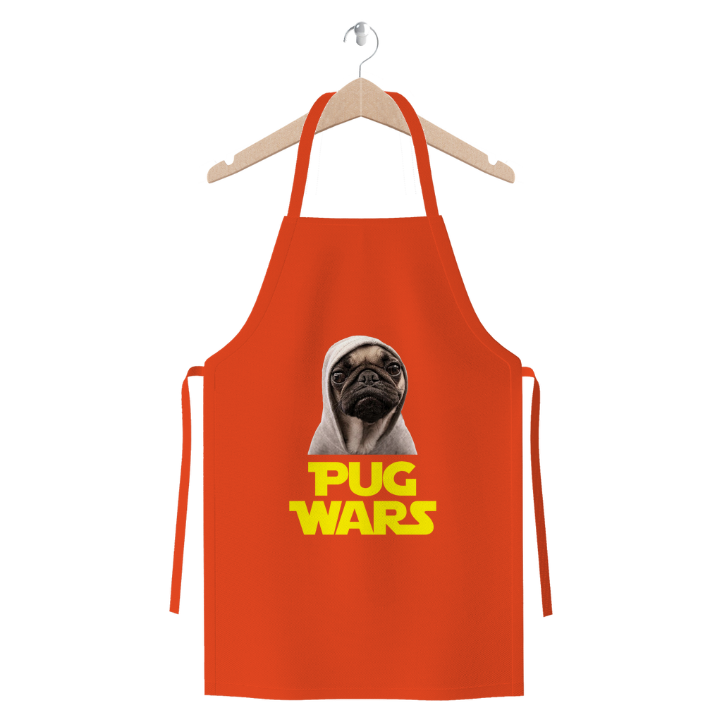 Pug Wars The Last Pug ﻿Premium Jersey Apron