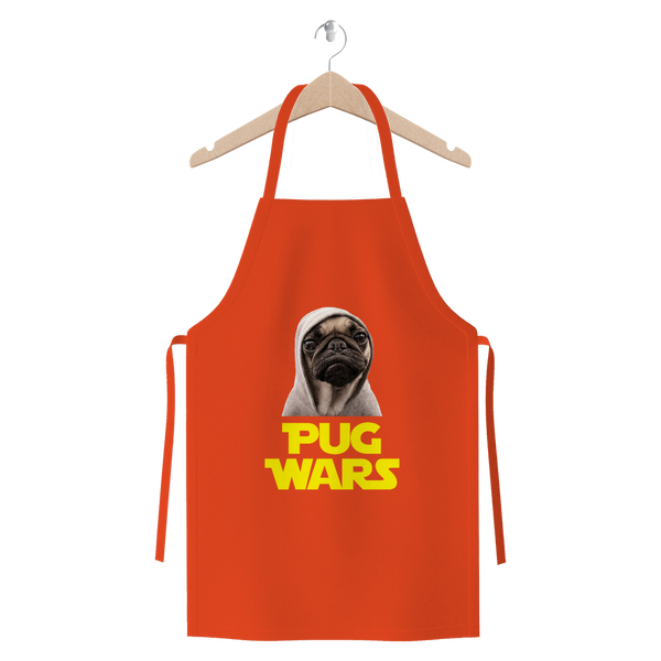 Pug Wars The Last Pug ﻿Premium Jersey Apron