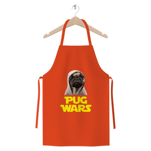 Pug Wars The Last Pug ﻿Premium Jersey Apron Pug Wars The Last Pug ﻿Premium Jersey Apron