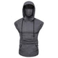 Masked Sleeveless Gym Hoodie