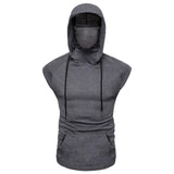 Masked Sleeveless Gym Hoodie Masked Sleeveless Gym Hoodie