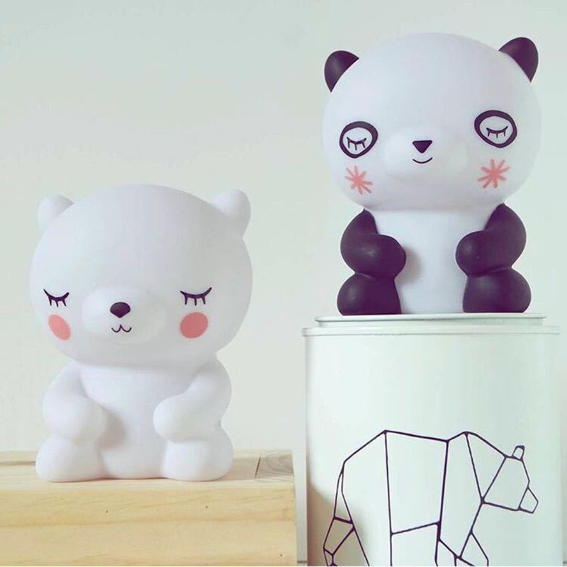 Cute Teddy Bear Night Light Lamp