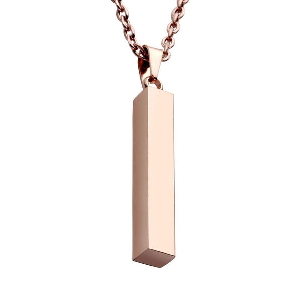 vertical bar necklace