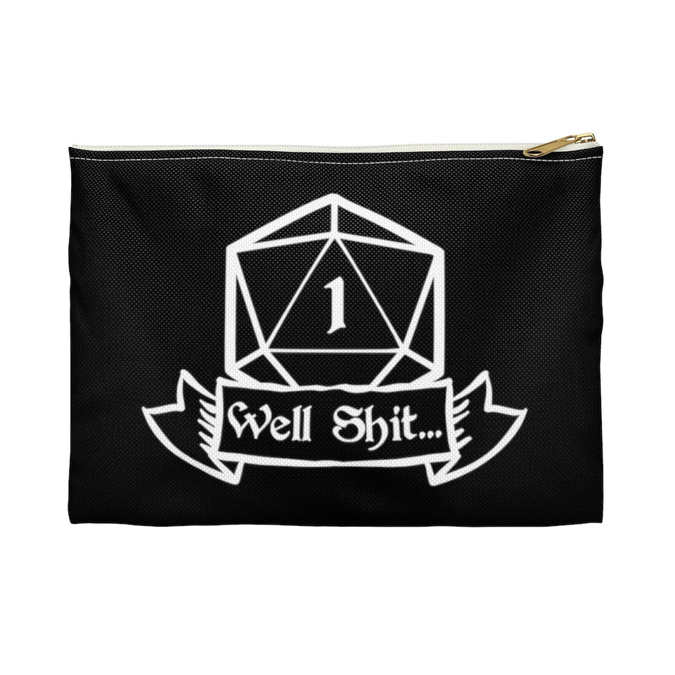 Well Shit Tabletop Gaming Dice Pouch | Tabletop RPG | Tabletop Games | RPG Accessory Pouch