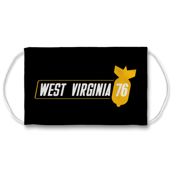 West Virginia 76 Sublimation Face Mask