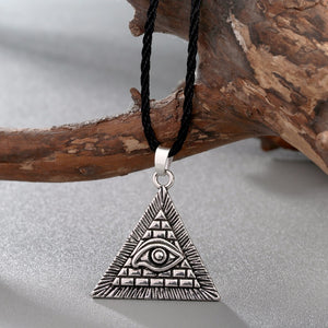 Illuminati Triangle Pendant Necklace illuminati necklace, illuminati chain, illuminati pendant
