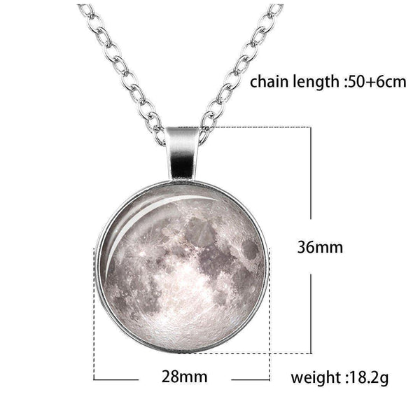 Glow in the Dark Planet Necklace