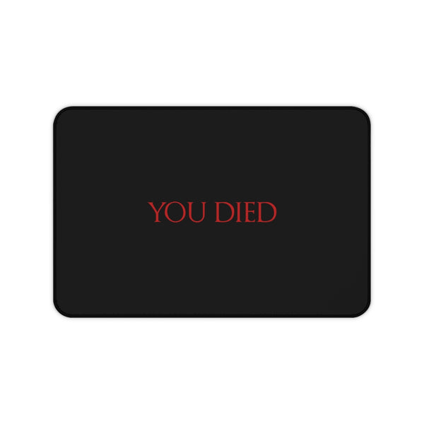 You Died RPG Fantasy Desk Mat | RPG Mouse Mat | Gaming Mouse Pad