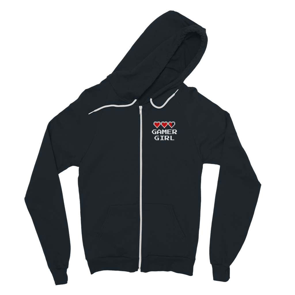 Gamer Girl Video Game ﻿Classic Adult Zip Hoodie