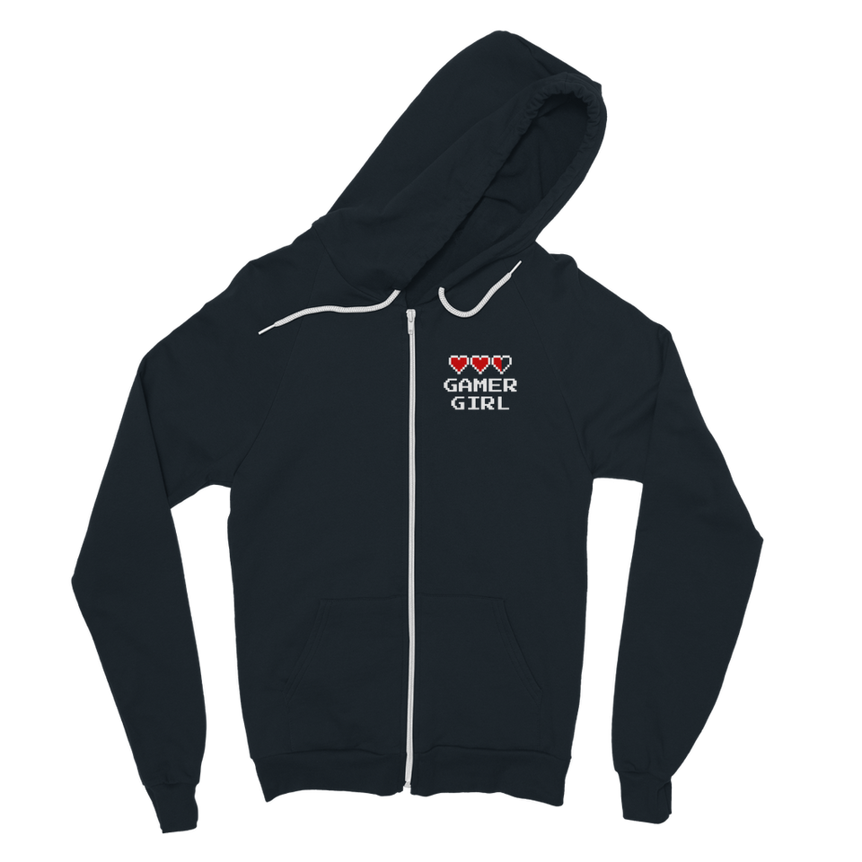Gamer Girl Video Game ﻿Classic Adult Zip Hoodie