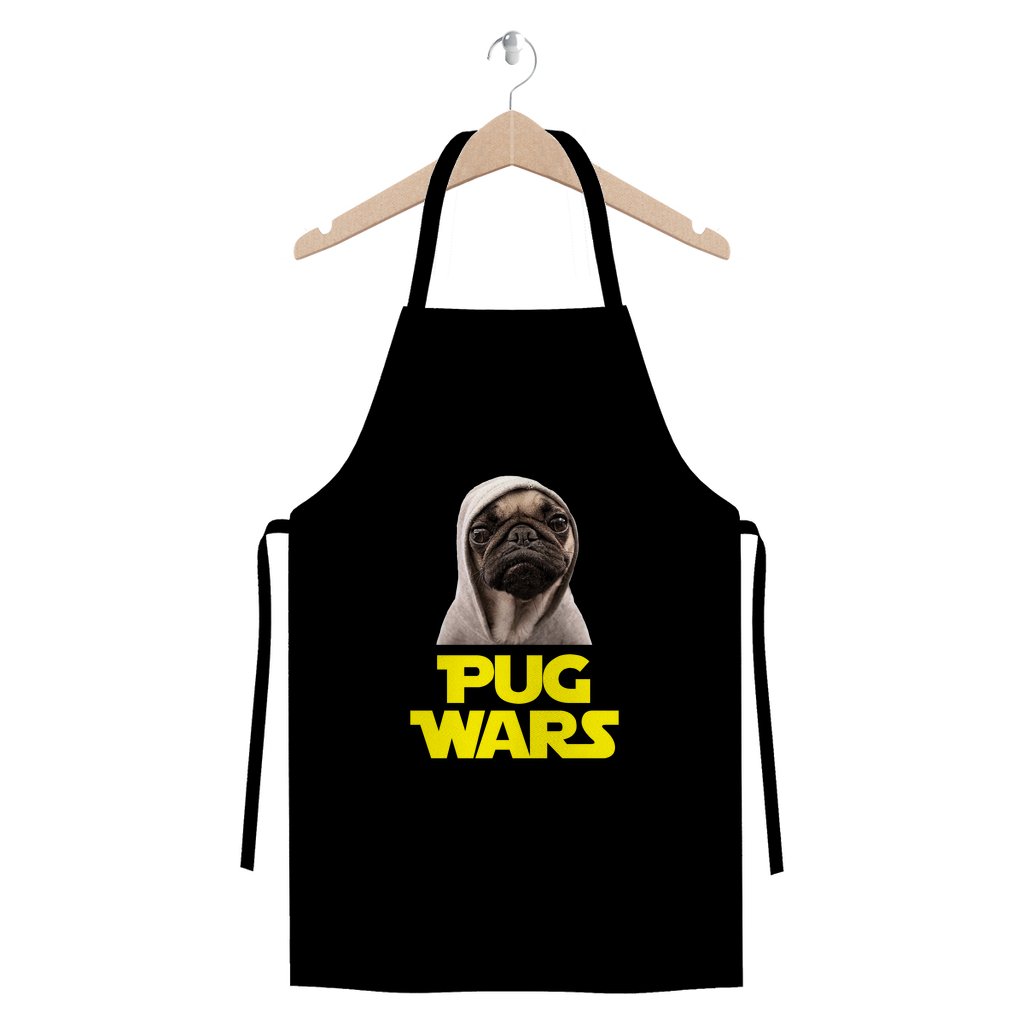 Pug Wars The Last Pug ﻿Premium Jersey Apron