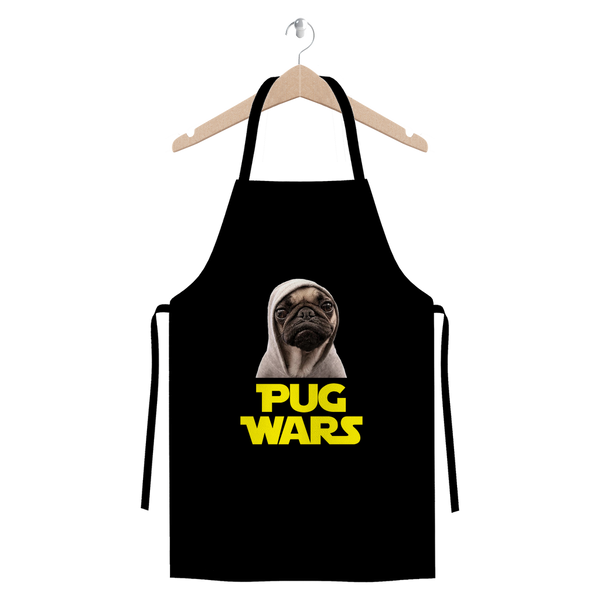 Pug Wars The Last Pug ﻿Premium Jersey Apron