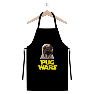 Pug Wars The Last Pug ﻿Premium Jersey Apron Pug Wars The Last Pug ﻿Premium Jersey Apron