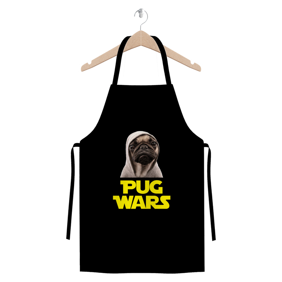 Pug Wars The Last Pug ﻿Premium Jersey Apron