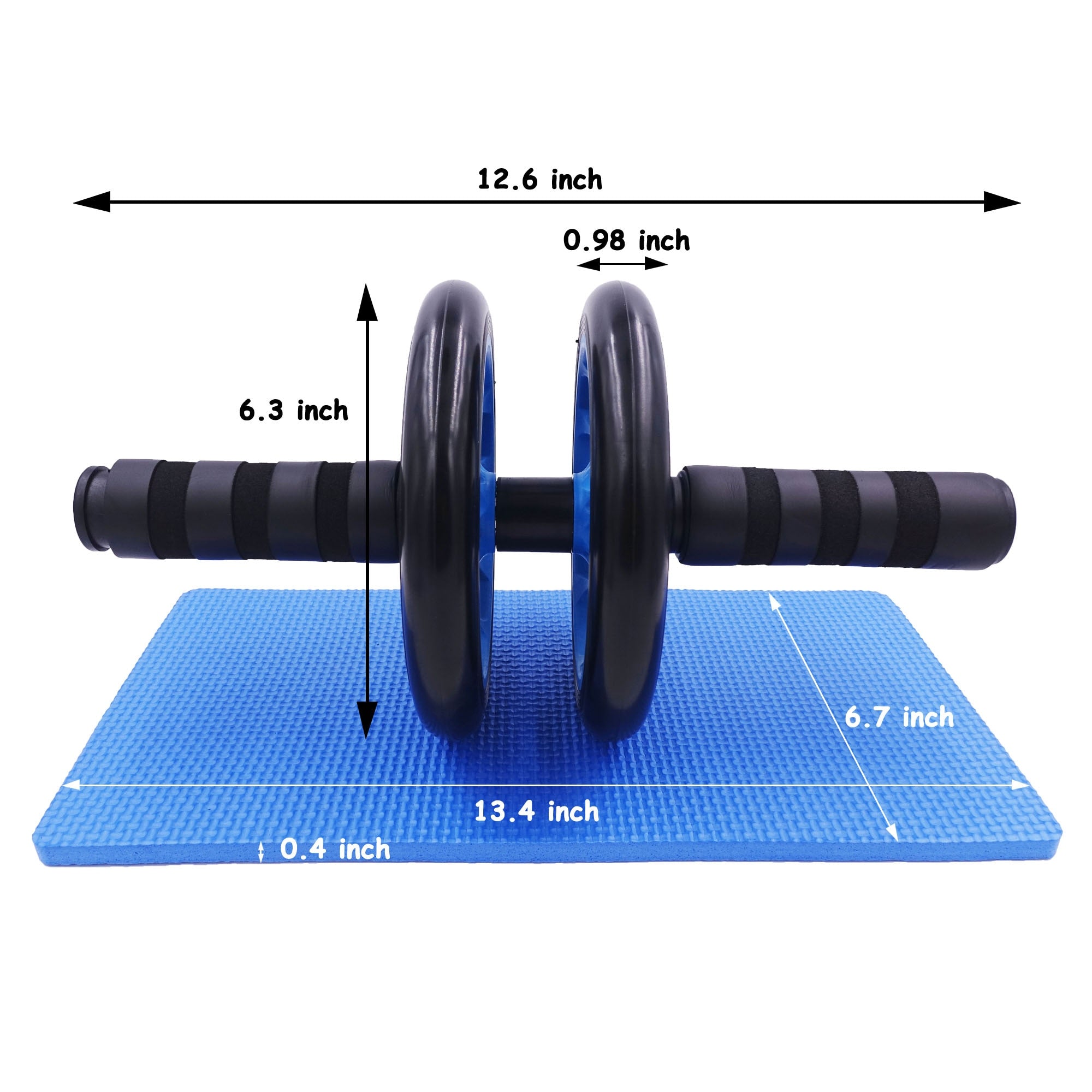 AB Roller Kit - Push Up Bars - Adjustable Skipping Jump Rope | Home Workout Set Secondary image
