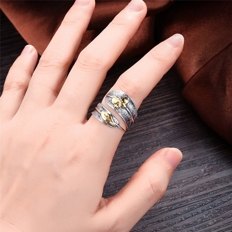 Sterling Silver Feather Ring