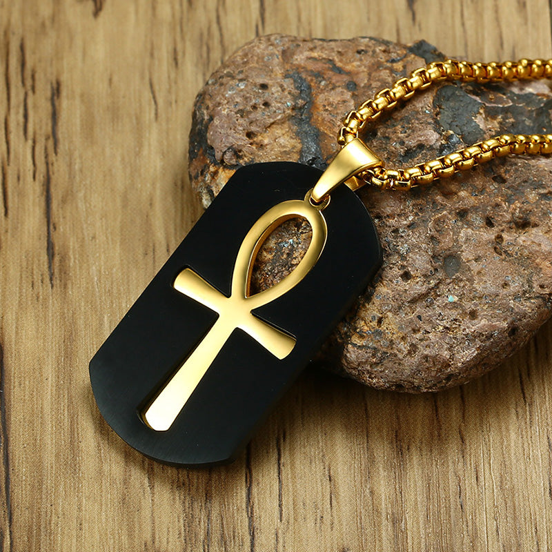 egyptian necklace, ankh necklace, nefertiti necklace, eye of horus necklace Main image