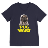 Pug Wars The Last Pug ﻿Classic V-Neck T-Shirt Pug Wars The Last Pug ﻿Classic V-Neck T-Shirt
