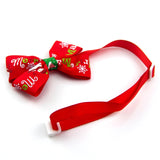 Christmas Pet Bow Collar Christmas Dog Bow Tie, Christmas Cat Bow Tie, Christmas Pet Bow Tie