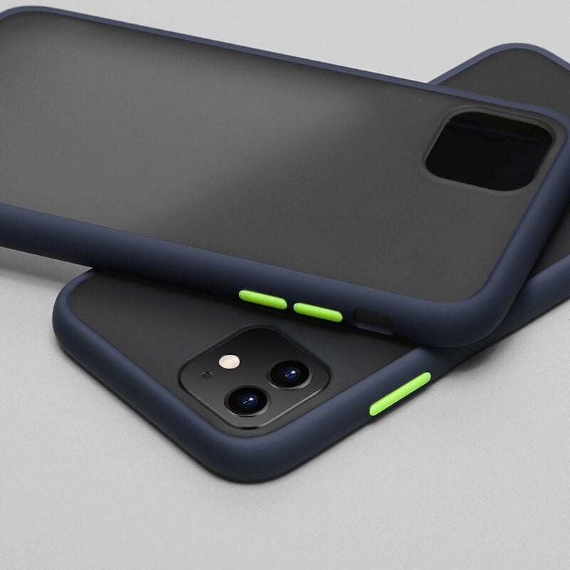 Shockproof Transparent Silicone Phone Case For iPhone