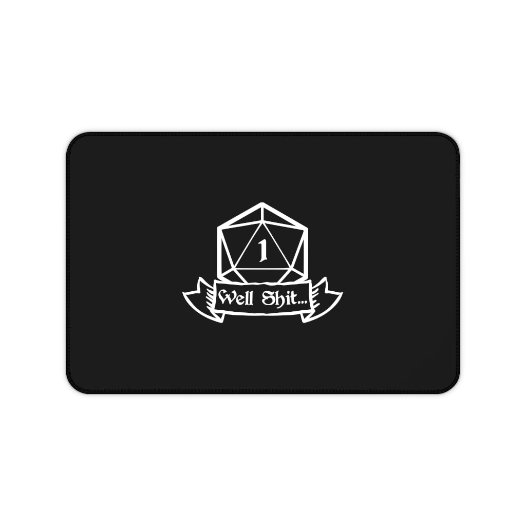 Well Shit Fantasy RPG Dice Mouse Pad | Dungeon Master Mouse Mat | Tabletop RPG Mouse Pad | Tabletop Games | RPG Pad | Role Playing Desk Mat Secondary image