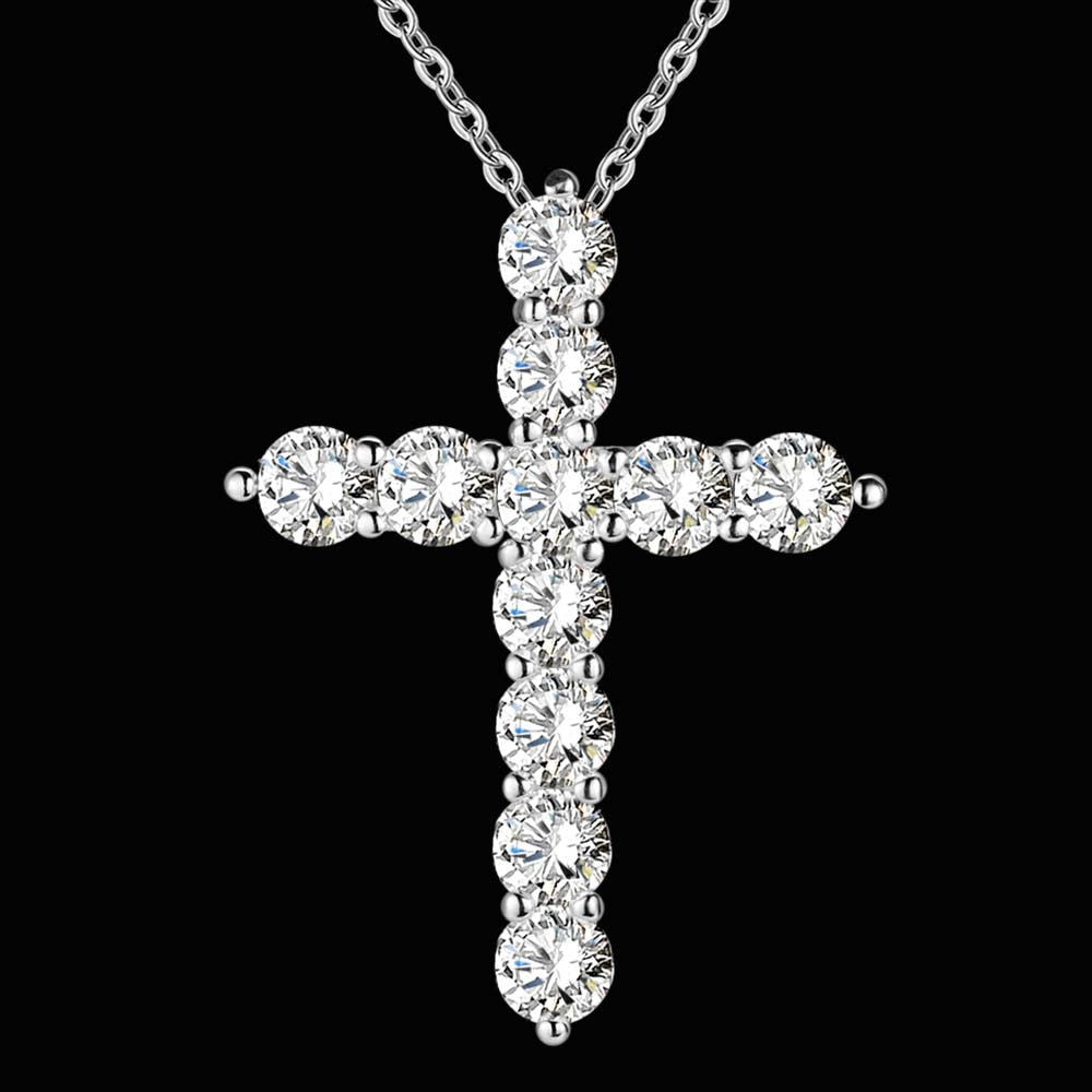 Silver Cross Necklace Secondary image