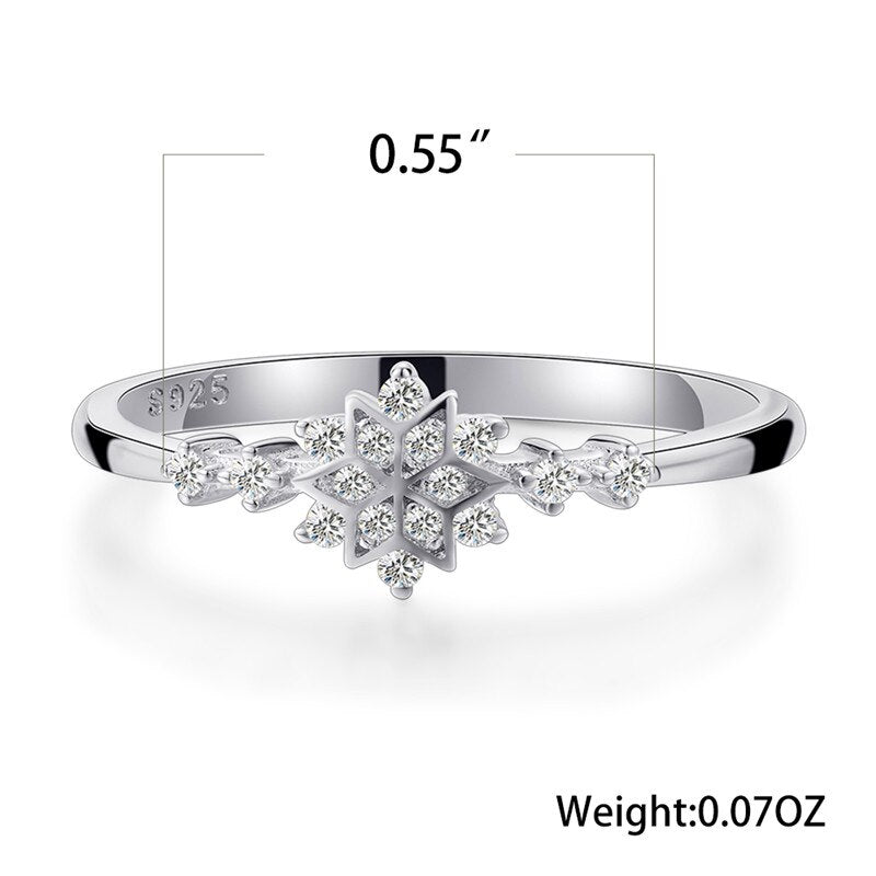 Luxury Snowflake Ring