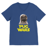 Pug Wars The Last Pug ﻿Classic V-Neck T-Shirt Pug Wars The Last Pug ﻿Classic V-Neck T-Shirt